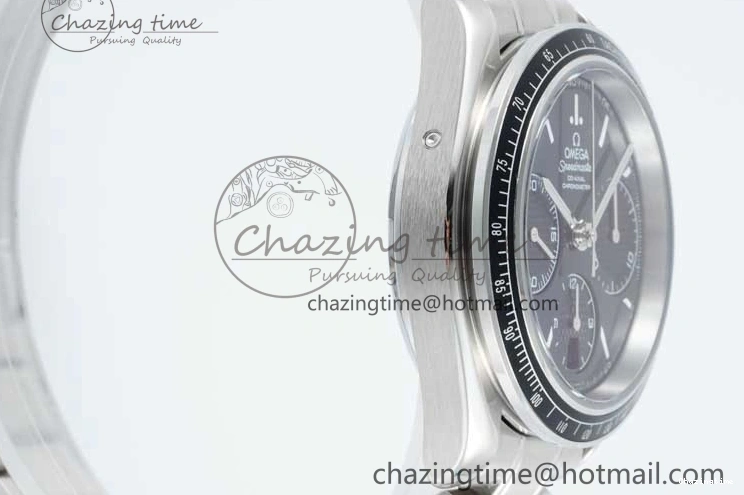 0405 Speedmaster Racing Master SS HKF Best Edition Black Dial on SS Bracelet A Versatile 7810
